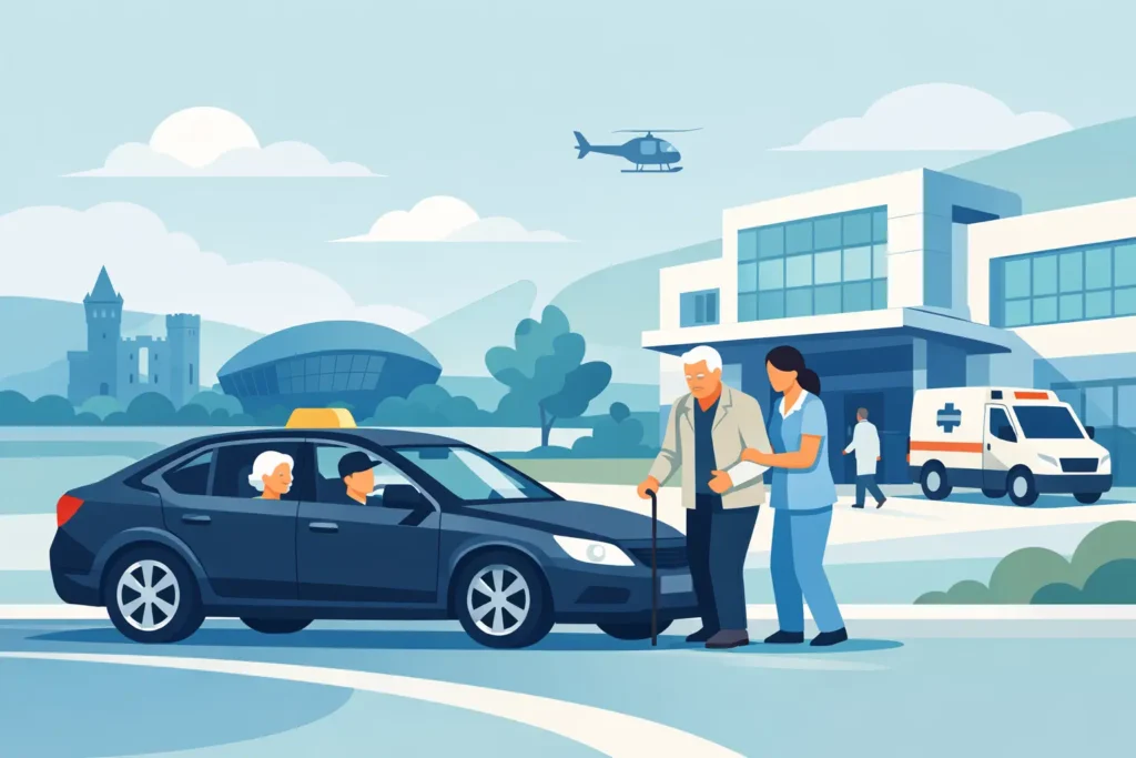 Private Taxi for Hospital Appointments Cardiff